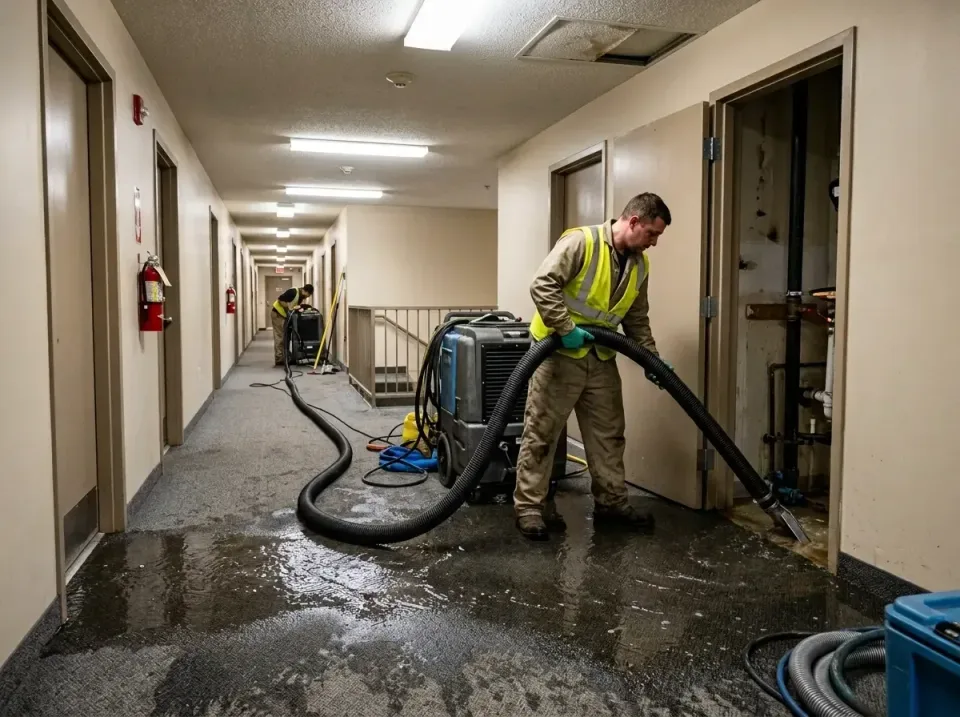 multi-unit-apartment-hallway-f-005 — frequently asked questions, Emergency Burst Pipe Water Extraction & Removal in Darby, PA